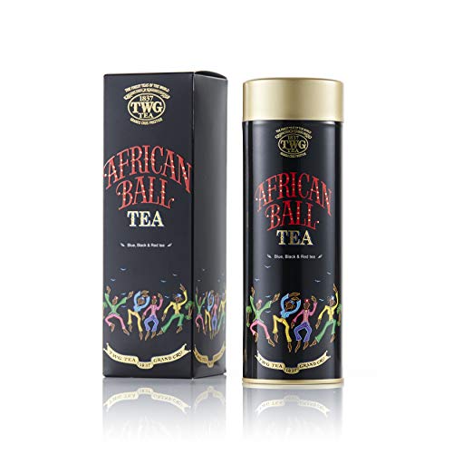 TWG Tea | African Ball Tea, lose Blatt Mischung von Roibusch Oolong und Schwarztee in Haute Couture Geschenkteedose, 100g von TWG