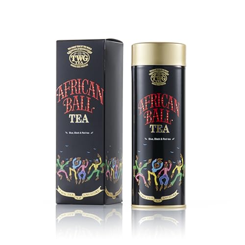 TWG Tea | African Ball Tea | Schwarzer Tee | Orchideen & Gewürze | Haute Couture Dose, 100G | Geschenkset von TWG