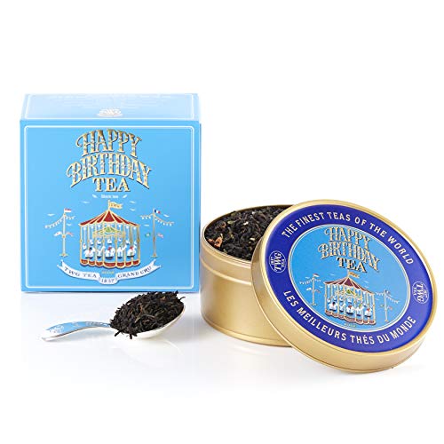 TWG Tea | Happy Birthday Tea, Blatt-Schwarzteemischung in Kaviar-Geschenkteedose, 100 g von TWG