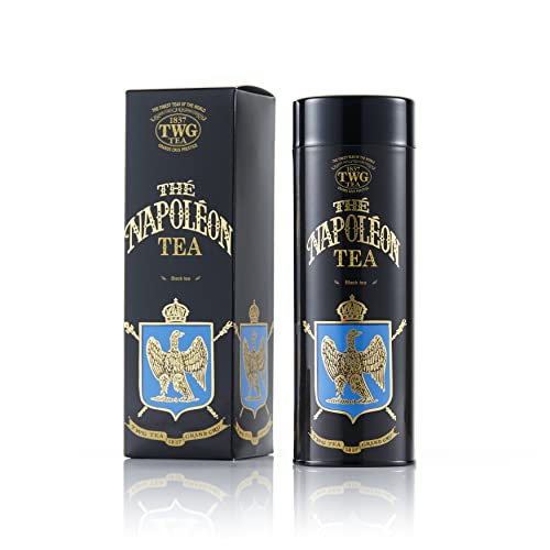 TWG Tea | Napoléon Tea | Schwarzer Tee | Karamellstücke | Haute Couture Dose, 100G | Geschenkset von TWG