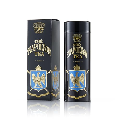 TWG Tea | Napoléon Tea | Schwarzer Tee | Karamellstücke | Haute Couture Dose, 100G | Geschenkset von TWG