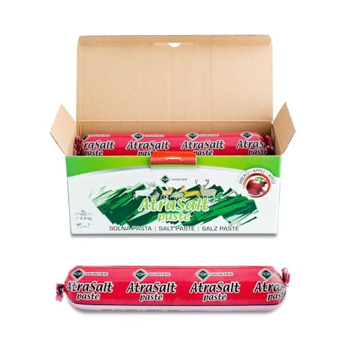 TYRCHEM for Hunter AtraSalt Paste, salzpaste, Salt Lick (2,4kg (4x600g), Mais) von TYRCHEM