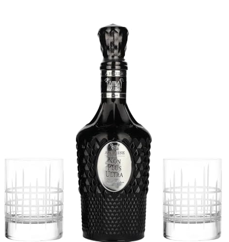 A.H. Riise Non Plus Ultra Black Edition | 42% Vol | 700ml | Edler Premium-Rum inkl. 2 hochwertigen Bargläsern A.H. Riise Non Plus Ultra Black Edition | 42% Vol | 700ml | Edler Premium-Rum inkl. 2 hochwertigen Bargläsern von Tabakland ...ALLES WAS ANMACHT!