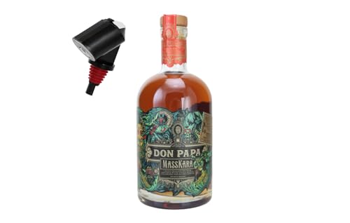 Don Papa Masskara Rum + Glaskugelportionierer Naturkorkaufsatz zum feinen Dosieren von Tabakland ...ALLES WAS ANMACHT!