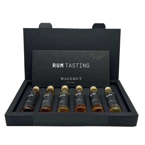Rum WAGEMUT Tasting Set 33,2-51,5% Vol. 6x20ml Rum WAGEMUT Tasting Set 33,2-51,5% Vol. 6x20ml von Tabakland ...ALLES WAS ANMACHT!