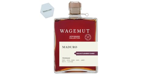 Wagemut Aficionado Collection | Maduro | 47,6% Vol. | 700ml | Kräftig, Komplex & Intensiv von Tabakland ...ALLES WAS ANMACHT!