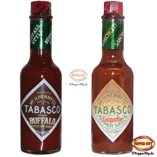 Tabasco - Buffalo BBQ + Chipotle Chili Sauce - 2 x 148ml von TABASCO
