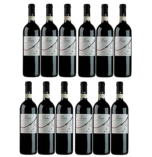 Tacchino Dolcetto d'Ovada Rotwein veganer Wein trocken DOC Italien (12 Flaschen) von Tacchino