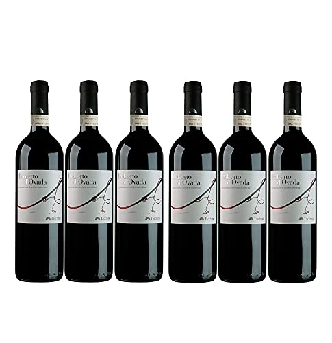 Tacchino Dolcetto d'Ovada Rotwein veganer Wein trocken DOC Italien (6 Flaschen) von Tacchino