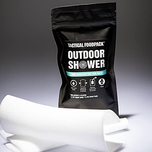 TACTICAL FOODPACK NOTRATION Outdoor Essen Camping VERPFLEGUNG Army MRE NAHRUNG, Menü/Zubehör:Z4-Dusche von Tactical Foodpack