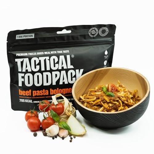 Tactical Foodpack Bolognese mit Rindfleisch in großer Portion - Gefriergetrocknete Mahlzeiten I zum Verzehr bereit I MRE I Survival I Outdoor Nahrung I Trekking Nahrung I Expedition I Büro Tactical Foodpack Bolognese mit Rindfleisch in großer Portion - Gefriergetrocknete Mahlzeiten I zum Verzehr bereit I MRE I Survival I Outdoor Nahrung I Trekking Nahrung I Expedition I Büro von Tactical Foodpack