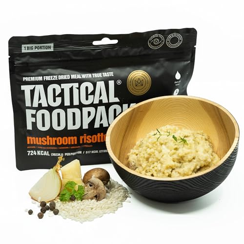 Tactical Foodpack Pilzrisotto in großer Portion - Gefriergetrocknete Mahlzeiten I zum Verzehr bereit I MRE I Survival I Outdoor Nahrung I Trekking Nahrung I Expedition I Büro Tactical Foodpack Pilzrisotto in großer Portion - Gefriergetrocknete Mahlzeiten I zum Verzehr bereit I MRE I Survival I Outdoor Nahrung I Trekking Nahrung I Expedition I Büro von Tactical Foodpack