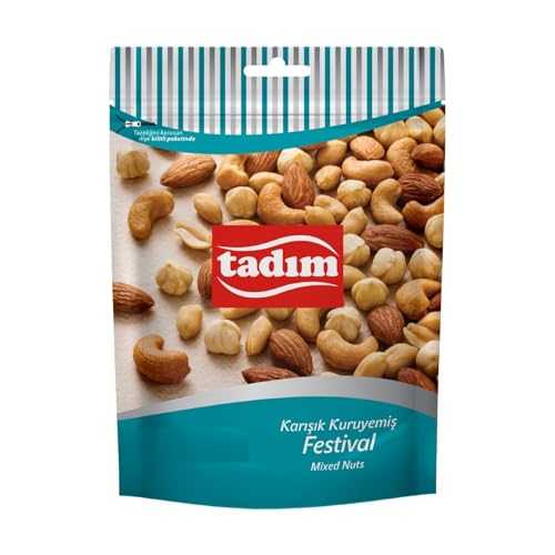 TADIM Festival-Nuss-Mix | Geröstet und gesalzen | 10 Packungen in einem Karton (10 x 150 g) von Tadim