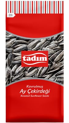 TADIM - Geröstete und gesalzene schwarze Sonnenblumenkerne (2 x 325 g) von Tadim