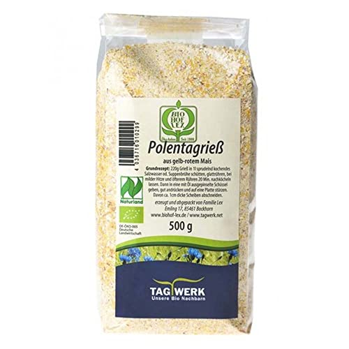 Tagwerk Maisgrieß rot für Polenta, 500g Tagwerk Maisgrieß rot für Polenta, 500g von Tagwerk