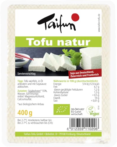 Tofu natur 6 x 400 gr von Taifun