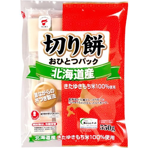 Taimatsushokuhin Hokkaido Kirimochi Sie eine Packung 550g Taimatsushokuhin Hokkaido Kirimochi Sie eine Packung 550g von たいまつ