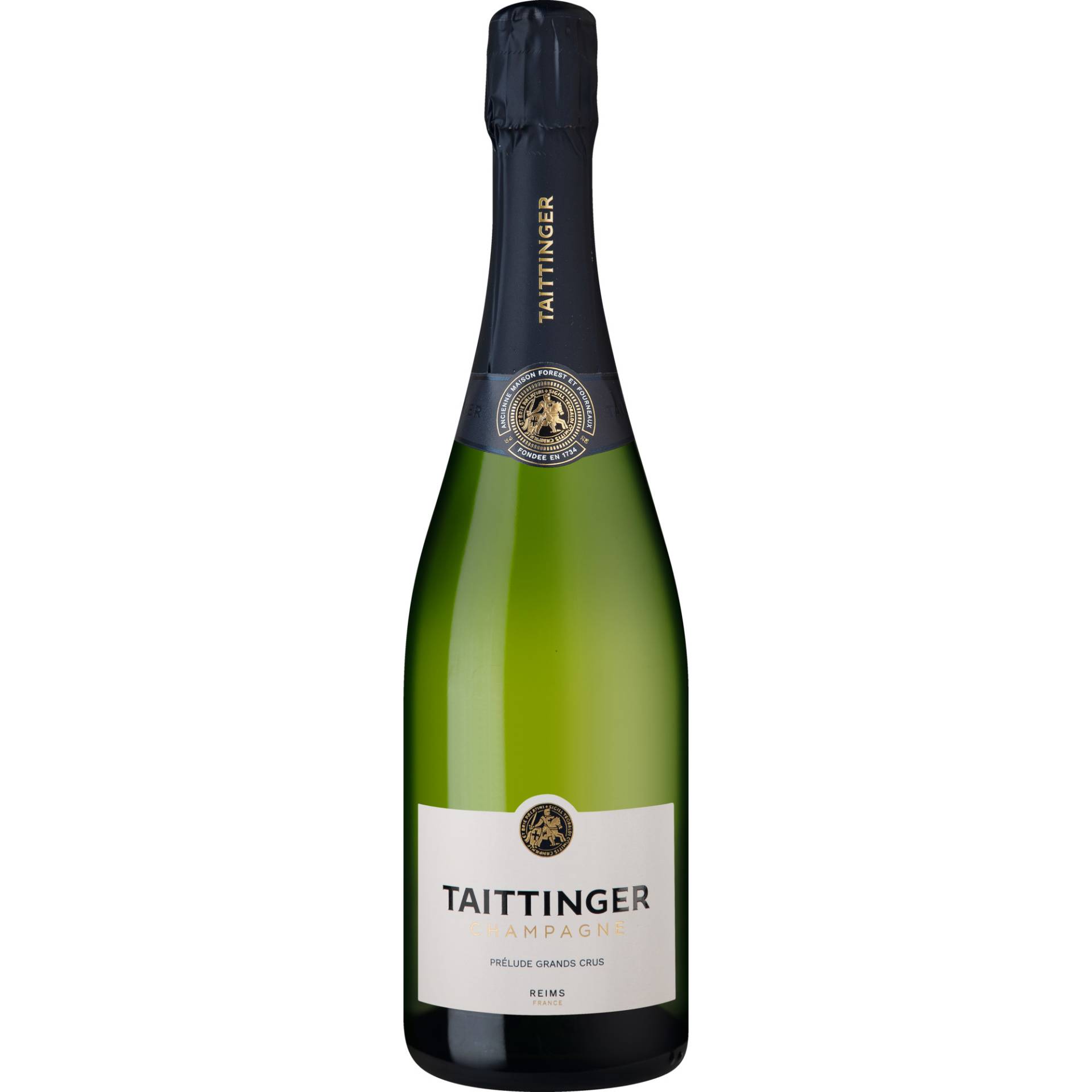 Champagne Taittinger Prélude, Brut, Champagne Grand Cru AC, Champagne, Schaumwein von Taittinger - 51100 Reims, France