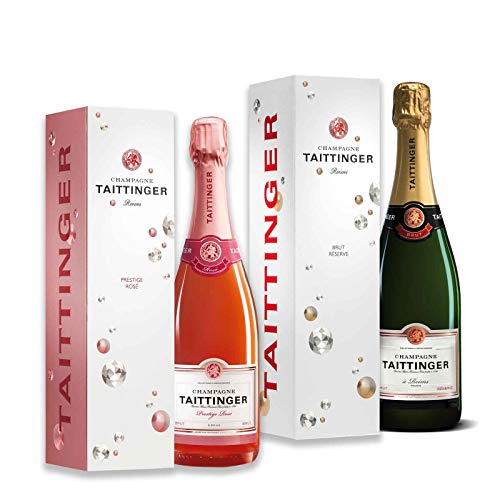 Exklusive Champagner im Geschenkset (Taittinger 2x0,75l) von LUXENTU