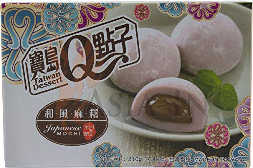 He Fong Japanischer Taro Mochi / Reiskuchen 6 x 35g, 210g von Taiwan