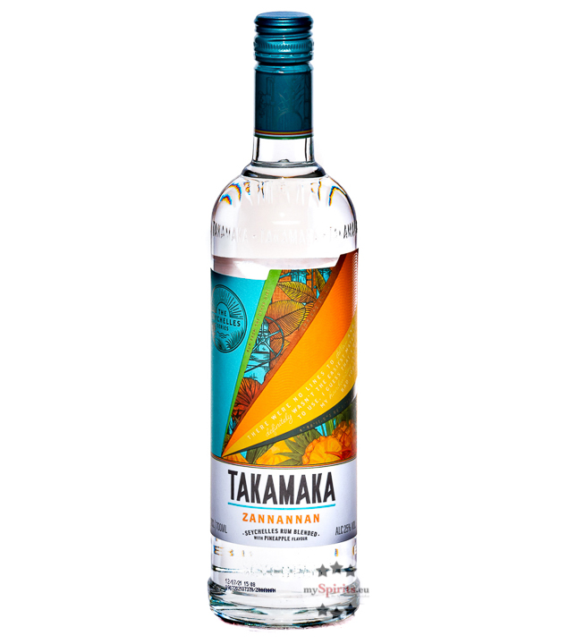 Takamaka Pineapple Zannannan Likör (25 % Vol., 0,7 Liter) von Takamaka Rum