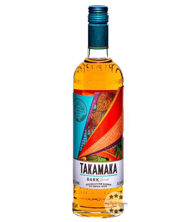 Takamaka Dark-Spiced Spirit Drink (38 % vol., 0,7 Liter) von Takamaka Rum
