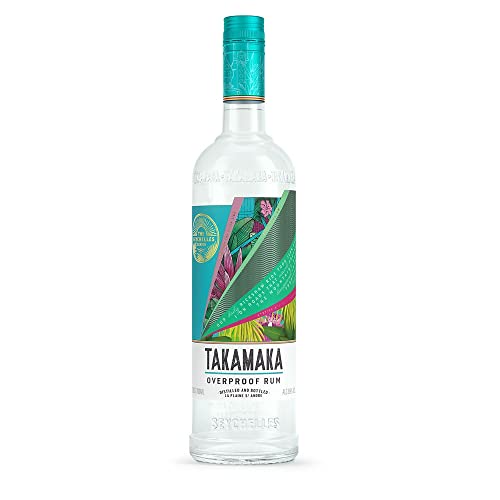 Takamaka I Overproof Rum I 700 ml Flasche I 69% Volume I Klassischer Weisser-Rum Blanc von den Seychellen von Takamaka
