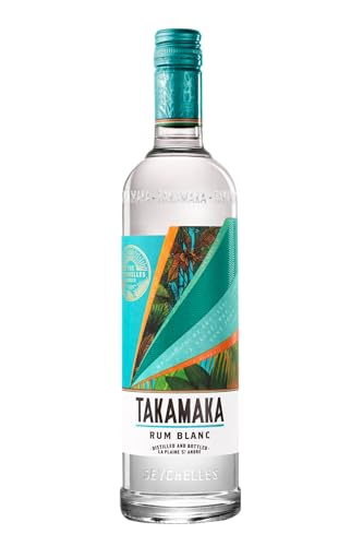 Takamaka Rum Blanc,Rum von den Seychellen | leicht, cremig & tropisch | für klassische Cocktails | 40,2% vol. | 700 ml von Takamaka
