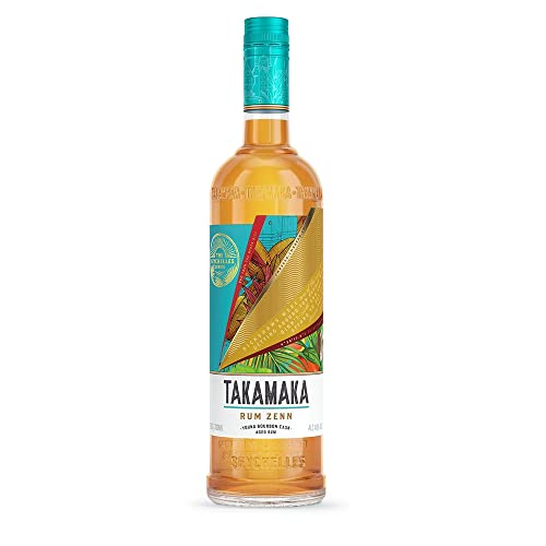Takamaka Rum Zenn I 700 ml Flasche I 40% Volume I Brauner Premium Rum von den Seychellen von Takamaka