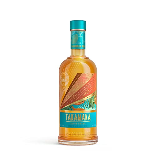 Takamaka Rum I St Andre Zepis Kreol I 700 ml I 43% Volume I Dark-Spiced Rum von den Seychellen mit Geschenk-Box von Takamaka