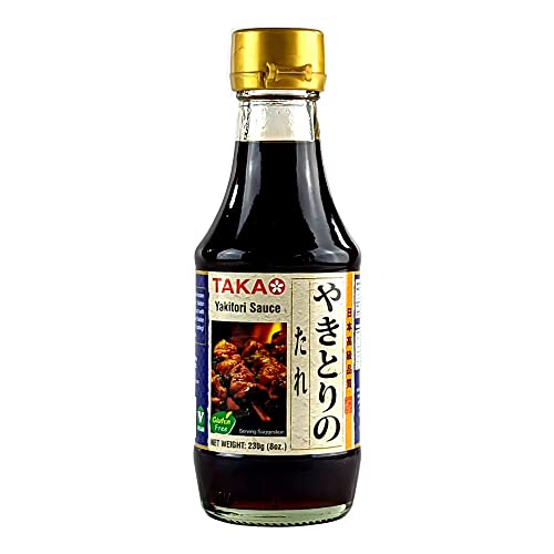 Takao Japanische Yakitori-Sauce, 230 g, glutenfrei, für Met und BBQ von Takao