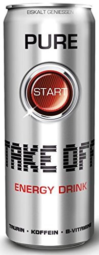 Take Off Energy Drink - Pure, 24er Pack, EINWEG (24 x 330ml) von Take Off Energy