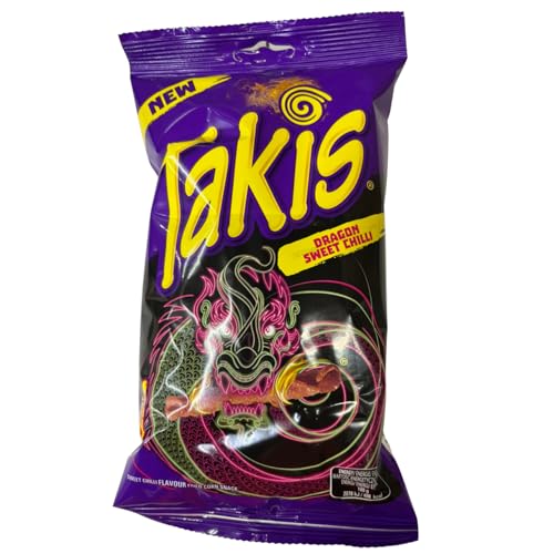 TAKIS - Mais-Snack Käse Queso Vulkan - Mehrfachpackung (18 X 100 G) von Takis