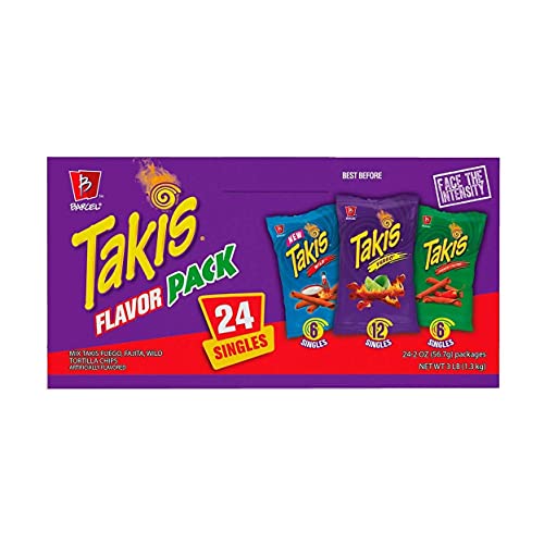 Takis Variety Pack Mix 2 Oz (56.7 g) Bags - 24 Count von FENRIR