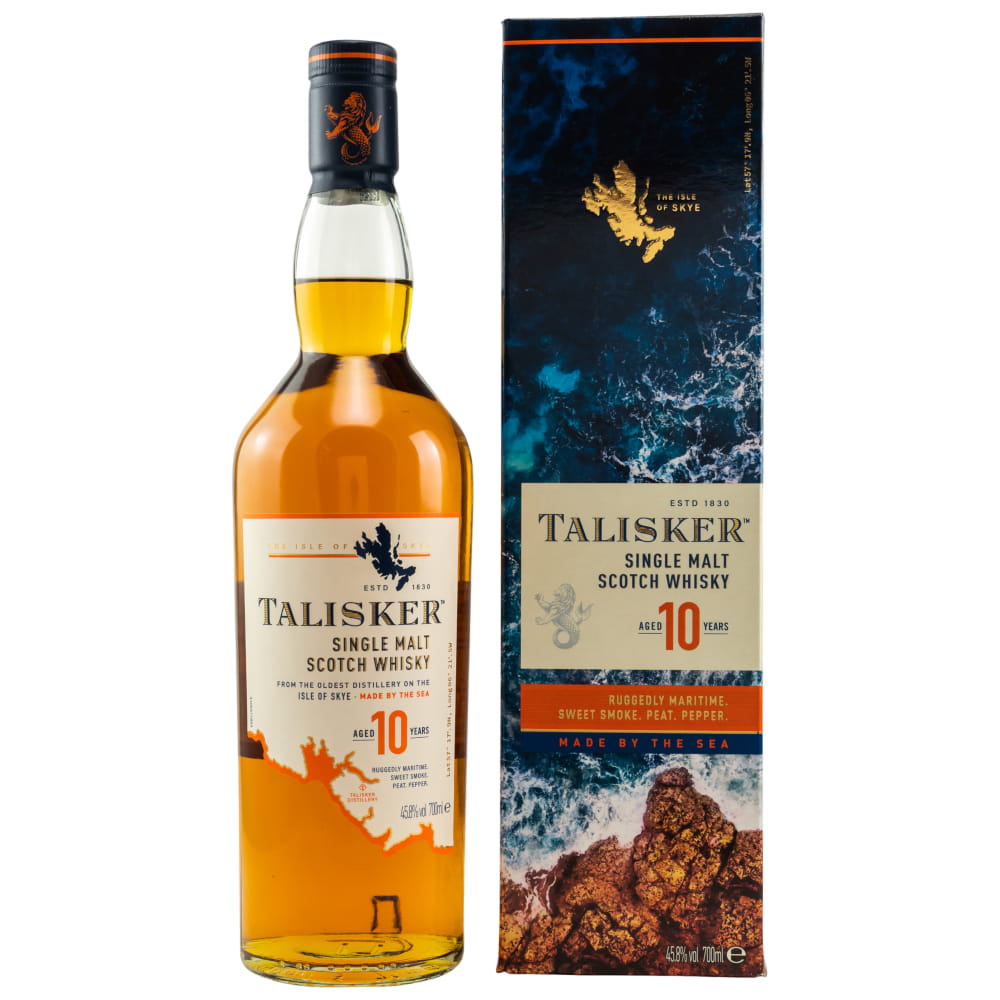 Talisker 10 Jahre 45,8% vol. 0,7 l Talisker 10 Jahre 45,8% vol. 0,7 l von Talisker