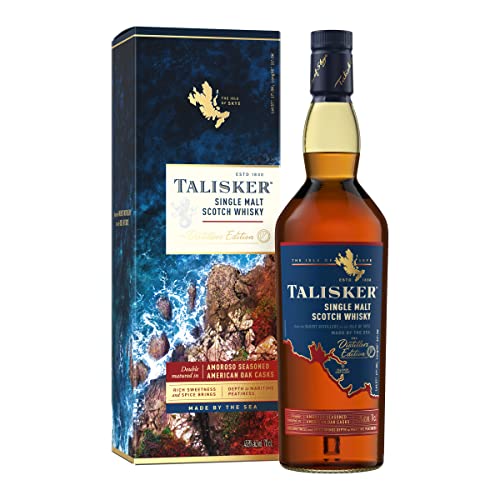 Talisker Distillers Edition 2022 | Isle of Skye Single Malt Scotch Whisky | Limitierte Kollektion | in bester schottischer Tradition | mit Geschenkverpackung | 45,8% vol | 700ml Einzelflasche | von Talisker