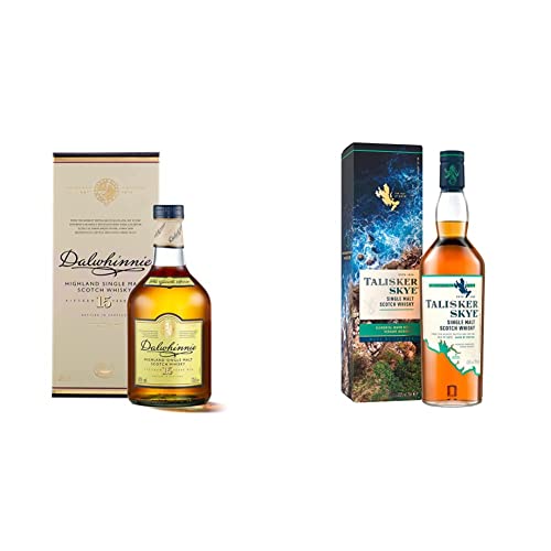 Dalwhinnie Talisker Skye | Single Malt Scotch Whisky | Ausgezeichneter, aromatischer Single Malt | handgefertigt von der schottischen Insel Skye | 45.8% vol | 700ml & Dalwhinnie 15 Jahre von Dalwhinnie
