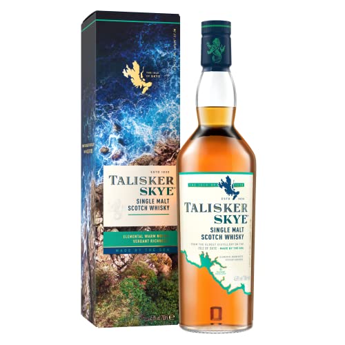Talisker Skye | Single Malt Scotch Whisky | Ausgezeichneter, aromatischer Single Malt | handgefertigt von der schottischen Insel Skye | 45.8% vol | 700ml Einzelflasche | von Talisker