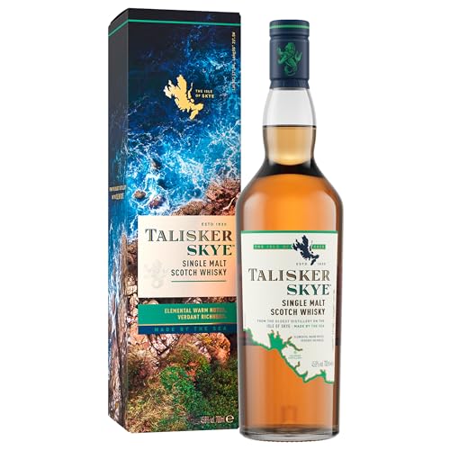 Talisker Skye | Single Malt Scotch Whisky | Ausgezeichneter, aromatischer Single Malt | handgefertigt von der schottischen Insel Skye | 45.8% vol | 700ml Einzelflasche | von Talisker