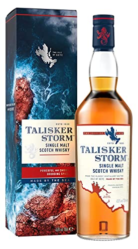 Talisker Storm | Single Malt Scotch Whisky | Ausgezeichneter, aromatischer| handgefertigt von der schottischen Insel Skye | 45.8% vol | 700ml Einzelflasche | von Talisker