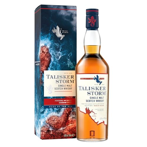 Talisker Storm | Single Malt Scotch Whisky | aromatischer| handgefertigt von der schottischen Insel Skye | 45.8% vol | 700ml Einzelflasche | von Talisker