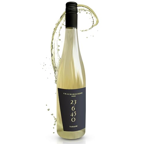 Grauburgunder (12 Flaschen) – Fruchtig & Mineralisch | Weißwein aus Deutschland | Pikantes Aroma von Aprikose & Stachelbeere | Perfekt zur leichten Küche | 750ml | Farbe 23-6-45-0 von Tam Wine