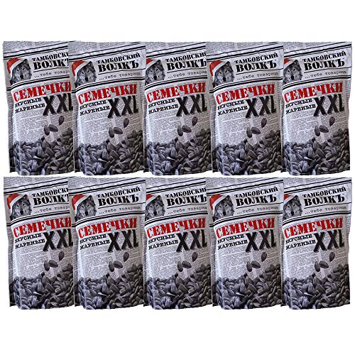Sonnenblumenkerne Tambovsky Volk XXL geröstet 10er Pack (10 x 400g) 1 Karton sunflower seeds семечки von Tambovsky Volk