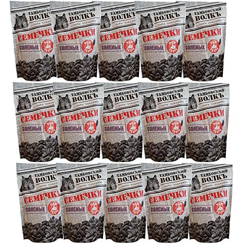 Sonnenblumenkerne Tambovsky Volk geröstet gesalzen 15er Pack (15 x 200g) 1 Karton sunflower seeds семечки von Tambovsky Volk