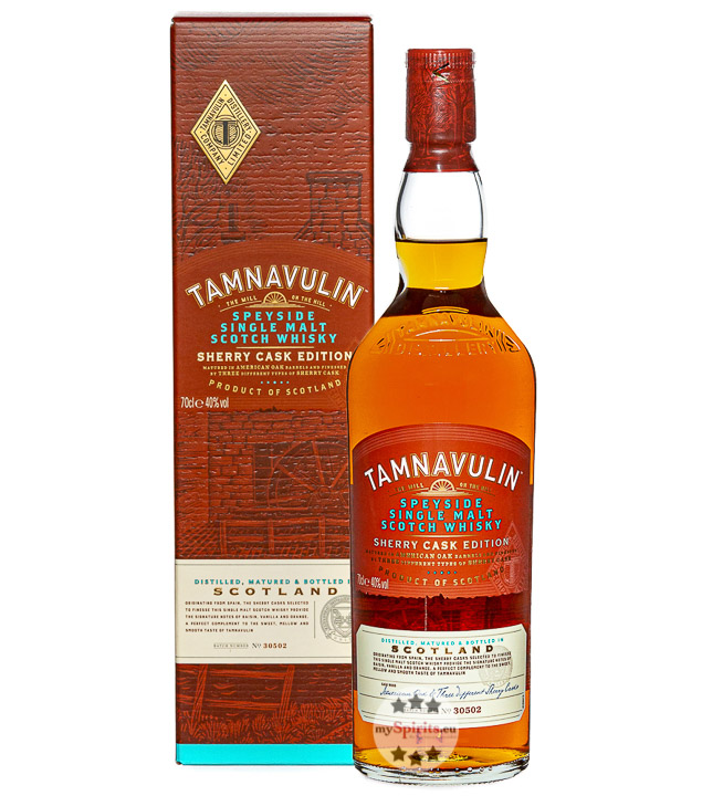 Tamnavulin Sherry Cask Single Malt Scotch Whisky (40 % Vol., 0,7 Liter) von Tamnavulin Distillery