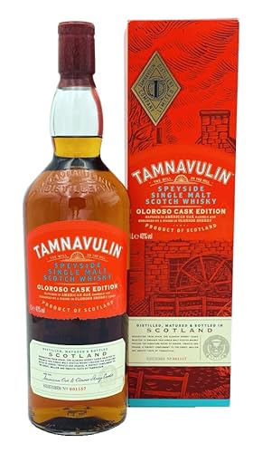 Tamnavulin Oloroso Cask Single Malt Scotch Whisky in GP 40% 1,0l Flasche von Tamnavulin