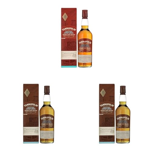 Tamnavulin Speyside Sherry Cask Edition Whisky 0.70l (Packung mit 3) von Tamnavulin