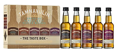 Tamnavulin Blended Scotch, Speyside Single Malt Taste Box 5x0,1l (Amazon Exclusive) von Tamnavulin