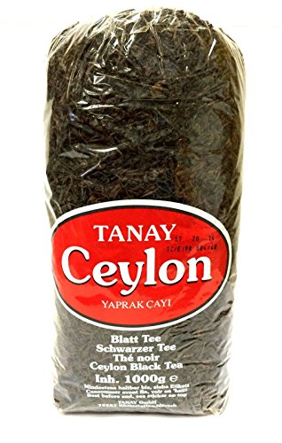 Tanay Ceylon, Schwarzer Tee, Großpack, 4 x 1000g Vorrats-Spar-Pack von Tanay
