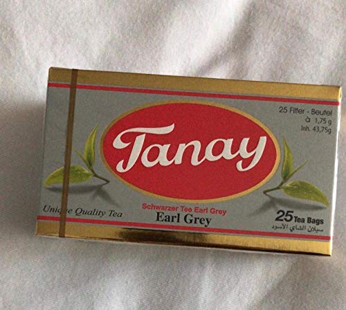 Tanay Scwarzer Tee Earl Grey Teebeutel (25 Stück) von Tanay